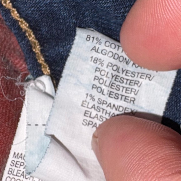 Lucky Brand Size 6/28 Regular Dark Wash Sofia Straight Mid Rise Jeans - Picture 9 of 11